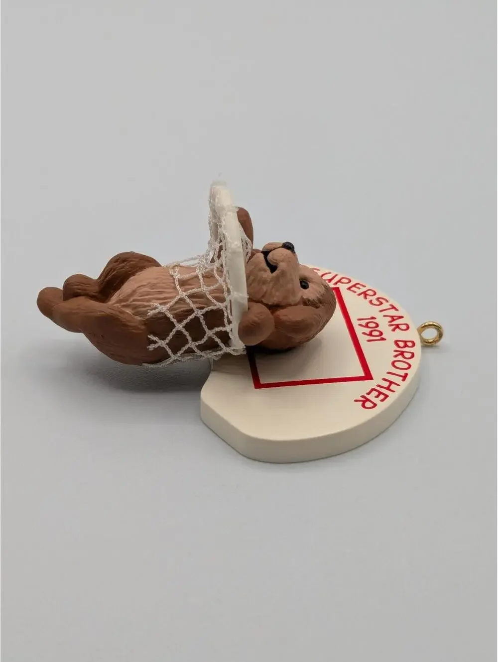 Hallmark Keepsake Superstar Brother 1991, Vintage Christmas Ornament
